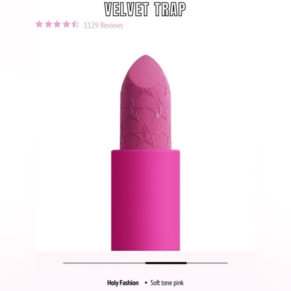 Brand New Jeffree Star Velvet Trap Lipstick in color Holy Fashion - Picture 4 of 6